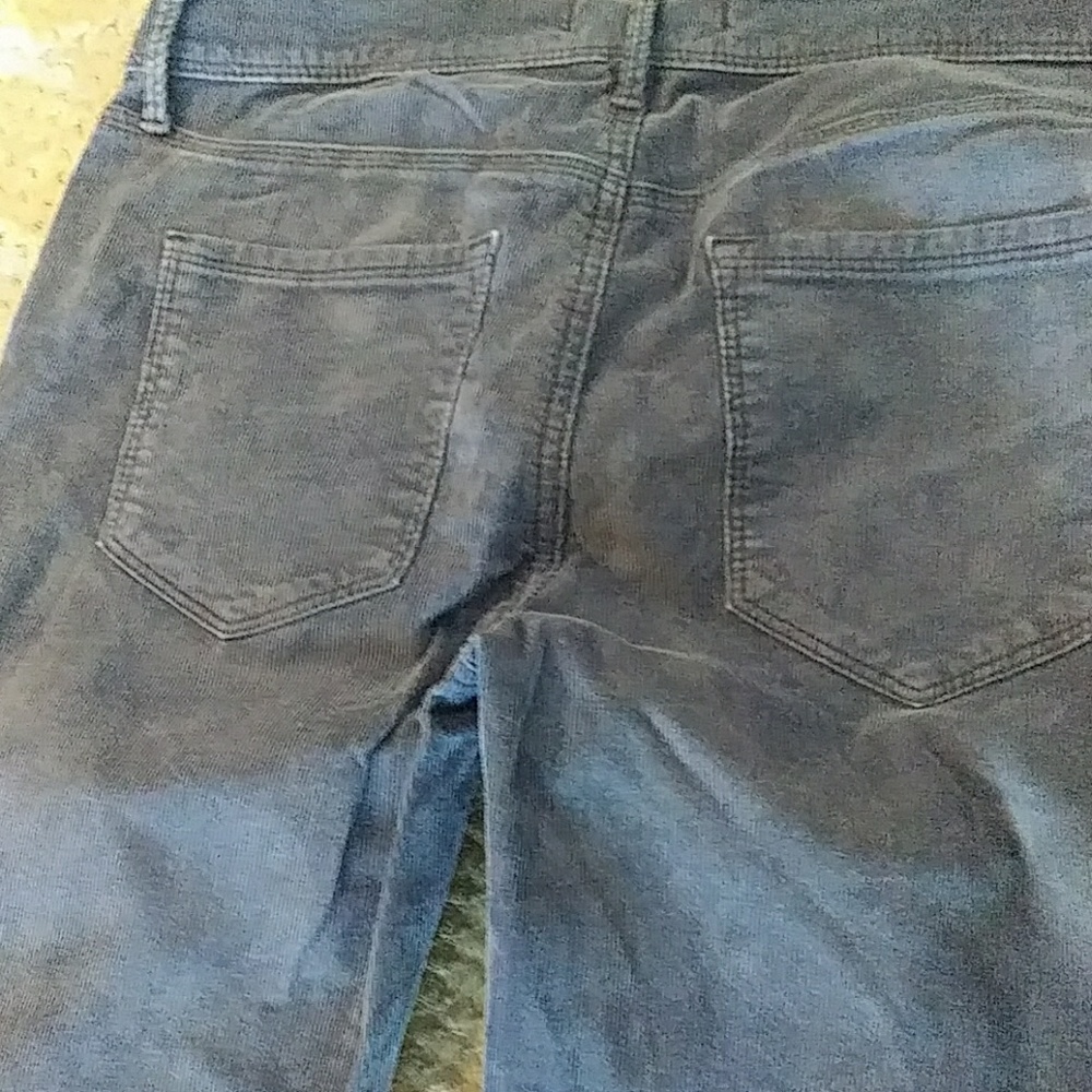 Free People indigo blue corduroy skinny jeans